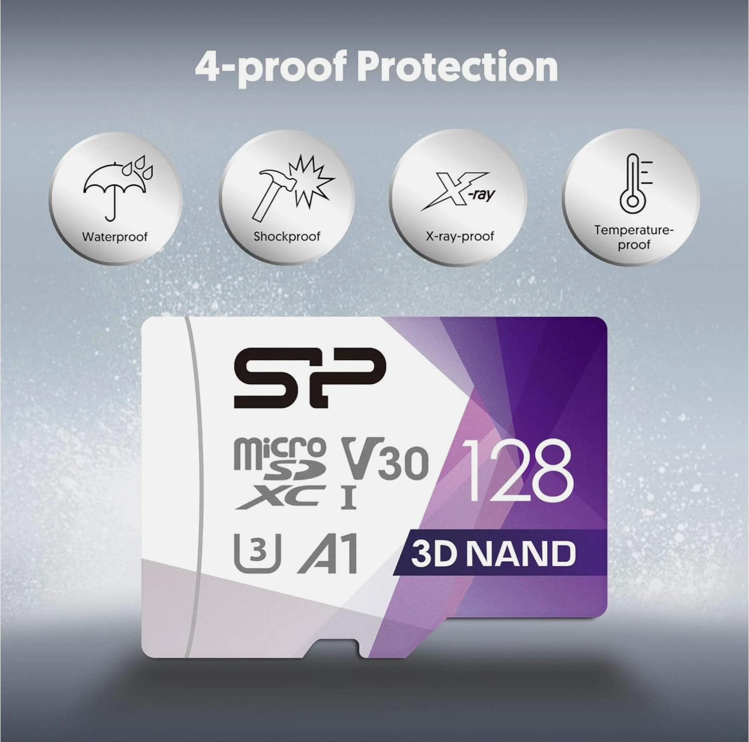 5 Pack Silicon Power Superior Pro 128GB Micro U3 SDXC Memory Card Drone Camera