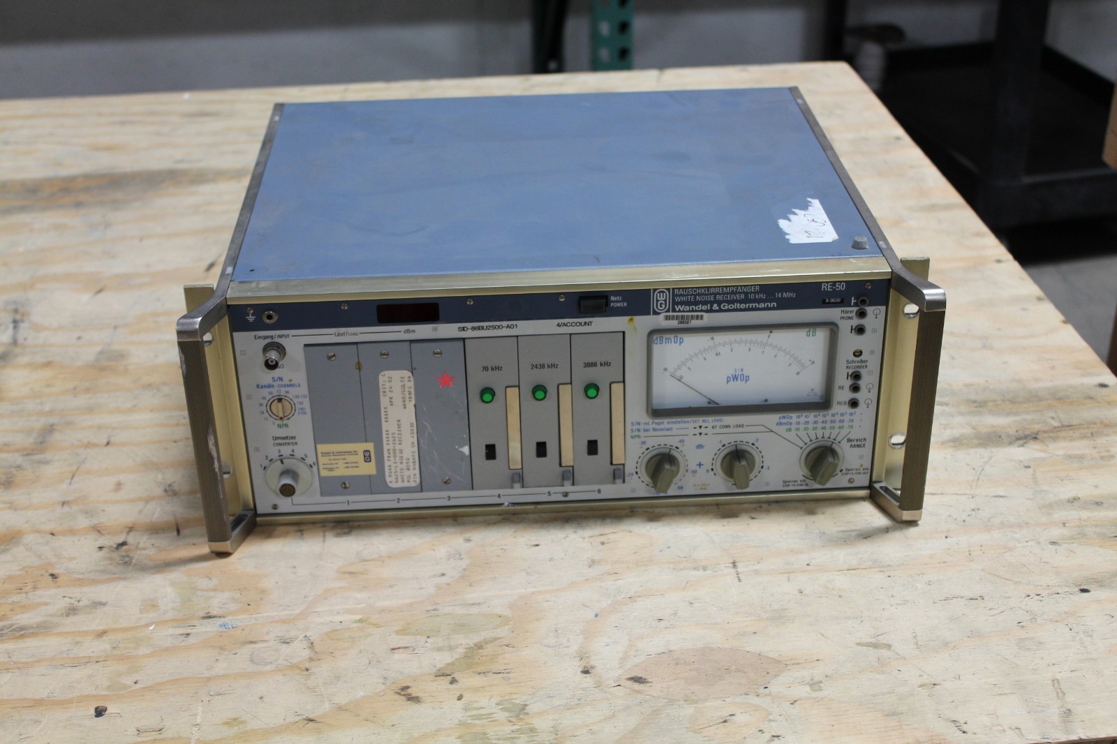 Wandel & Goltermann RE-50 White Noise Generator 10KHz - 14MHz