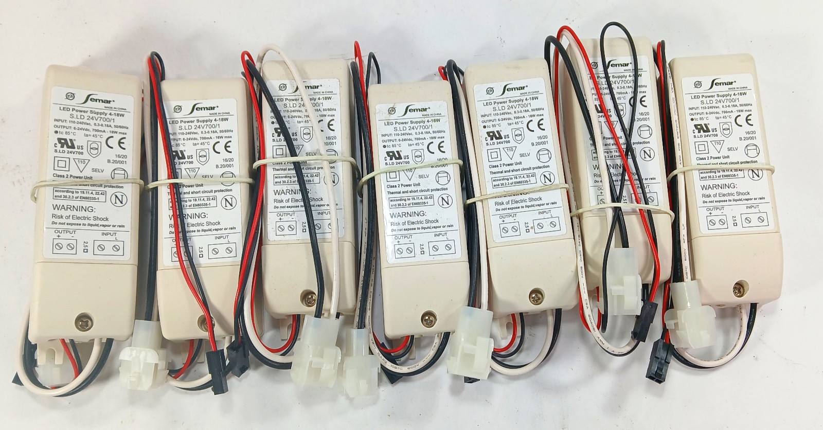7 NEW SEMAR S.LD 24V70/1 4-18W LED POWER SUPPLIES NNB ***MAKE OFFER***