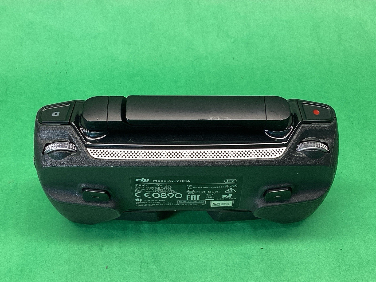DJI Mavic Pro GL200A Drone Radio Remote Control - POWERS ON - UNTESTED