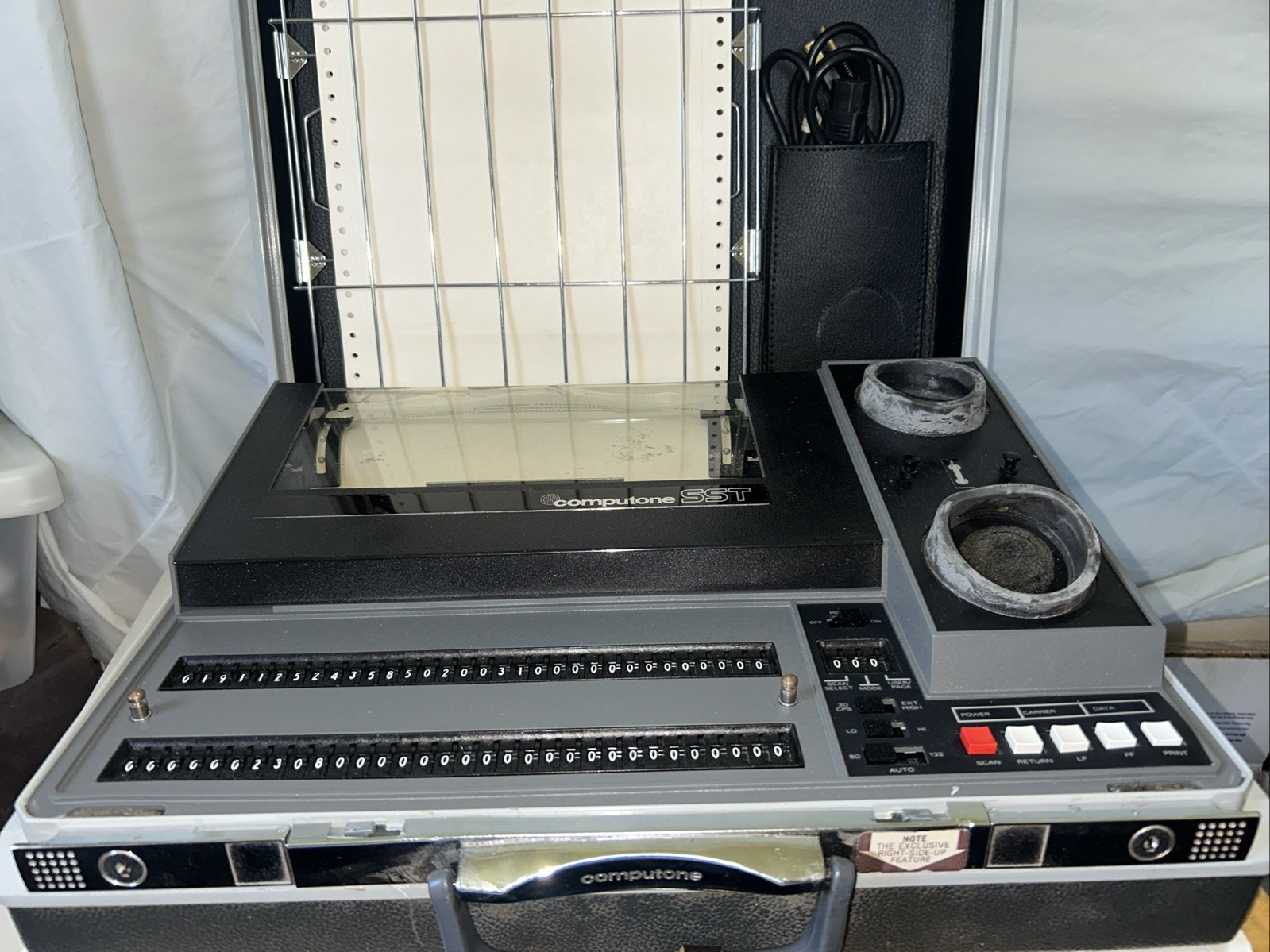 Computone Systems SST Teletype Computer Mainframe Portable Briefcase Terminal