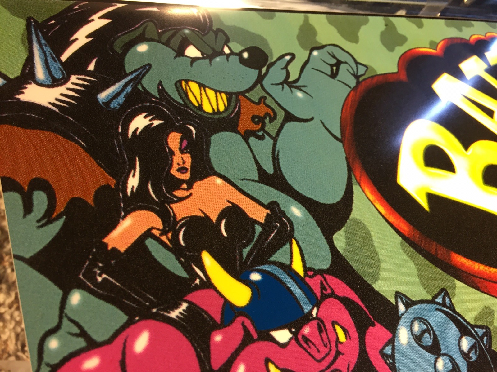 Battletoads Arcade Marquee 27" x 8"