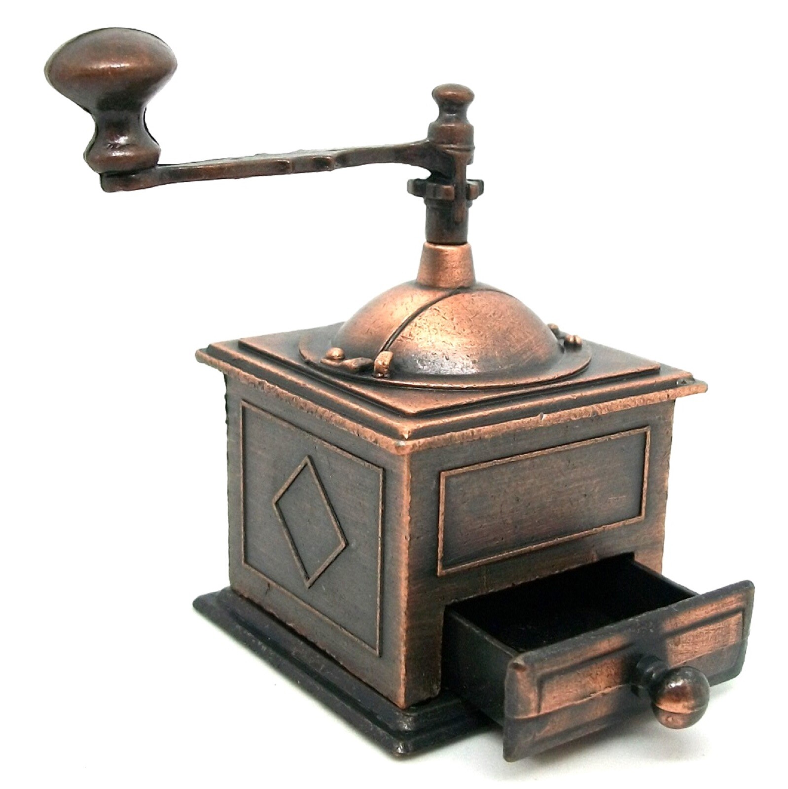 Small Coffee Grinder Die Cast Metal Collectible Pencil Sharpener