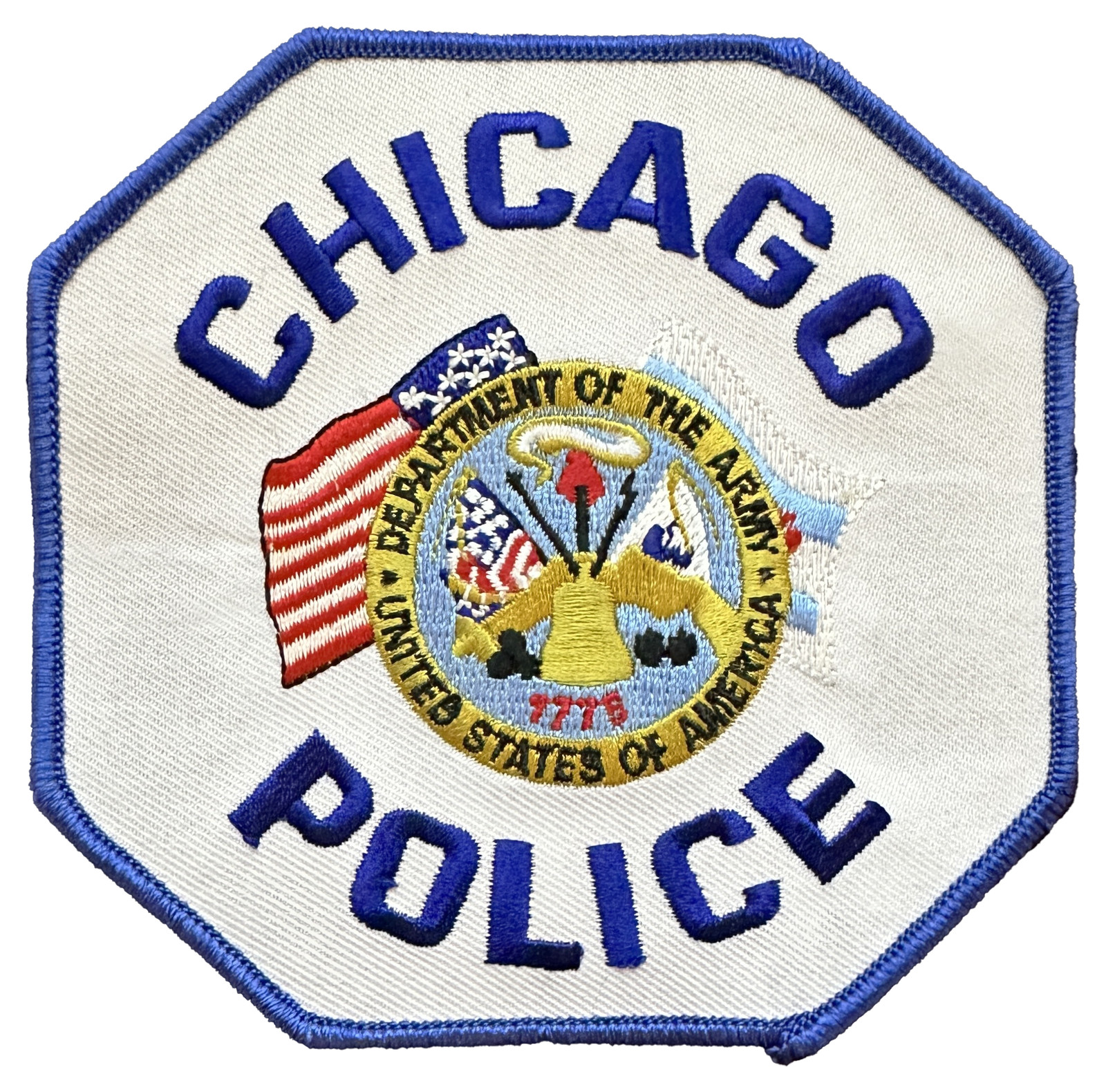 CHICAGO POLICE SHOULDER PATCH: U.S. Army
