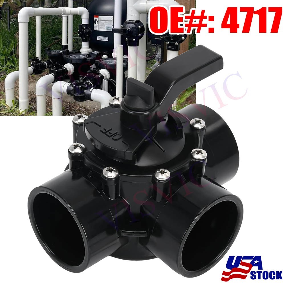 For 4717 Jandy 3-Port 2 to 2-1/2-Inch Positive Seal NeverLube Valve