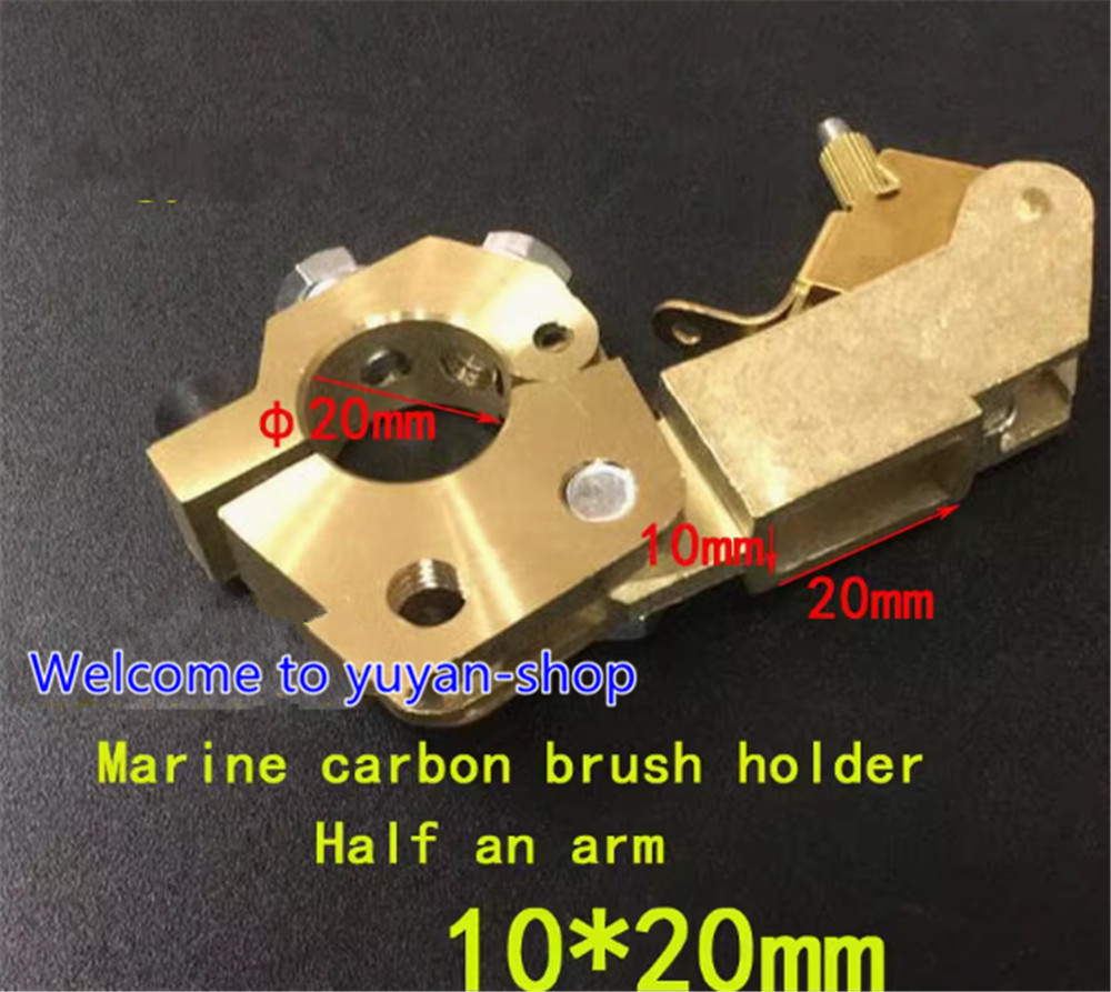 J390-1 10*20mm marine tail shaft grounding silver carbon brush holder #T9360 YS