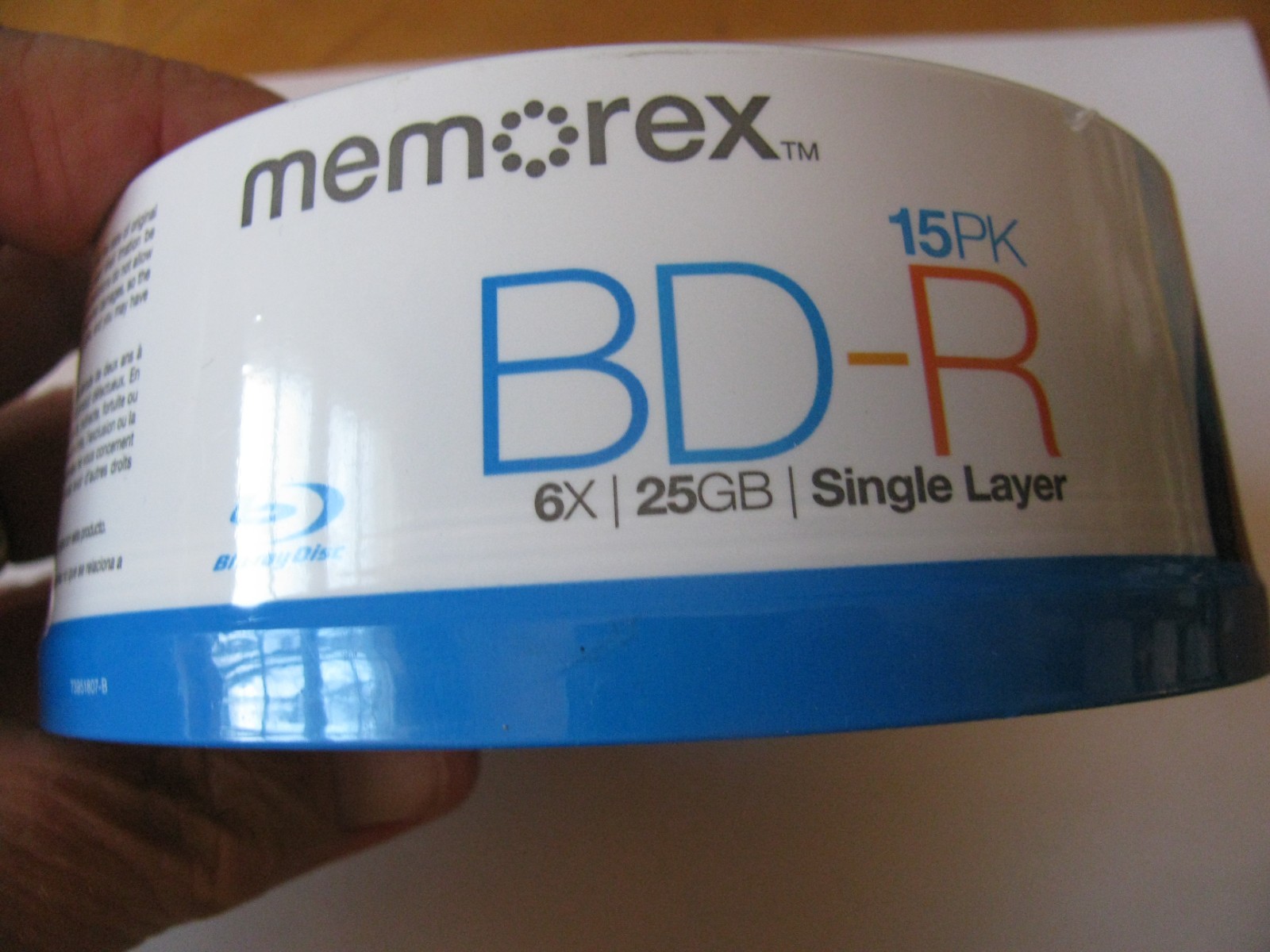MEMOREX BLUE RAY BD-R 6X  25GB 15 PACK DISK SPINDLE SEALED BRAND NEW LOWEST PRIC