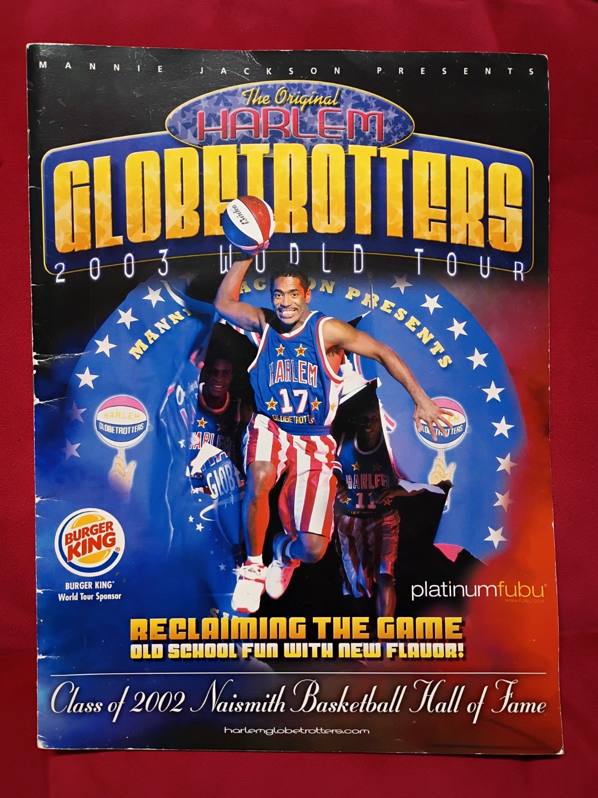SIGNED 2003 Harlem Globetrotters Tour Program Collectors Dream!