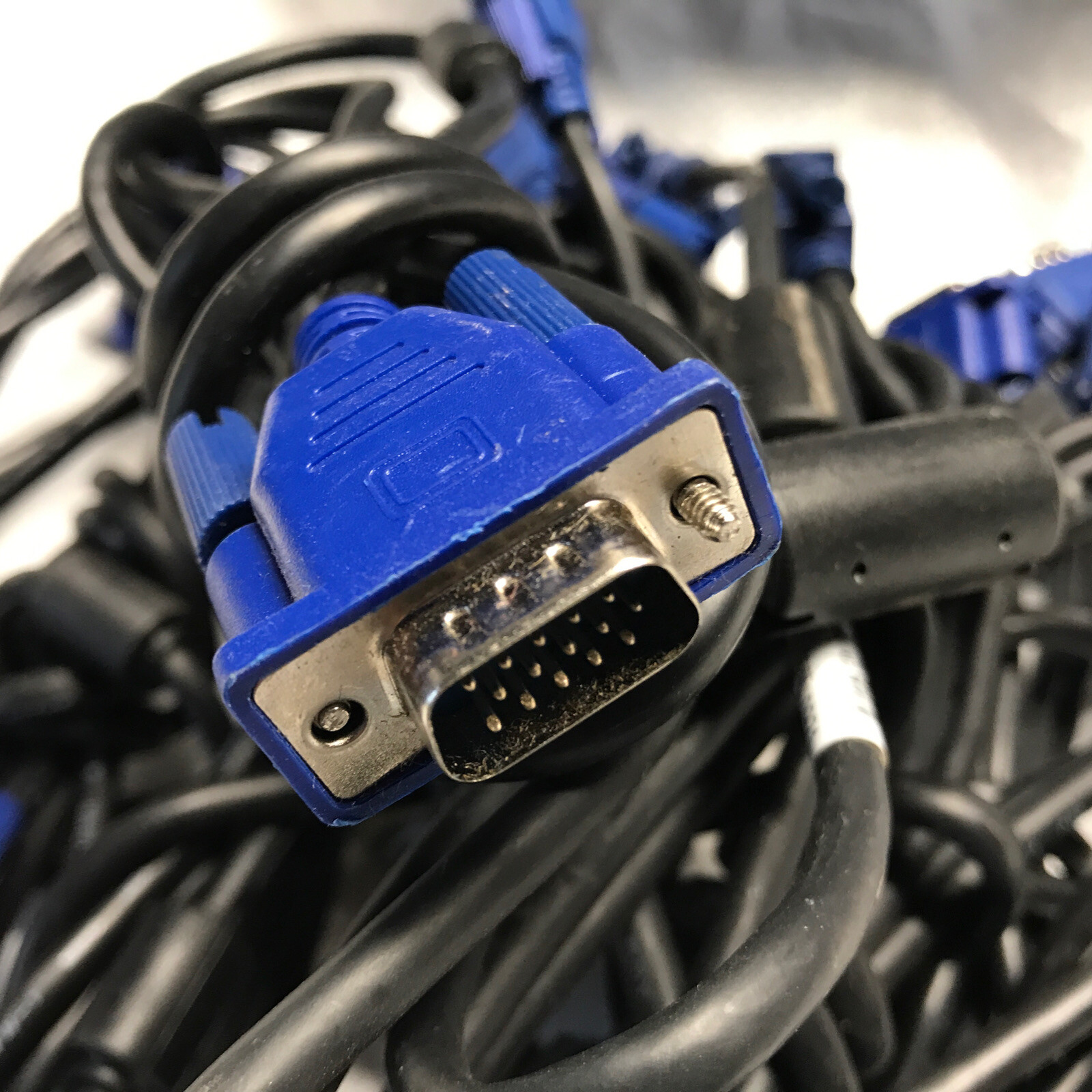 20x Mixed Length VGA Male to VGA Male Video Cables (Lot)