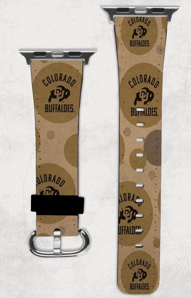 Colorado Buffaloes Apple Watch Band NEW 38/40/41 & 42/44/45 NCAA Football CU