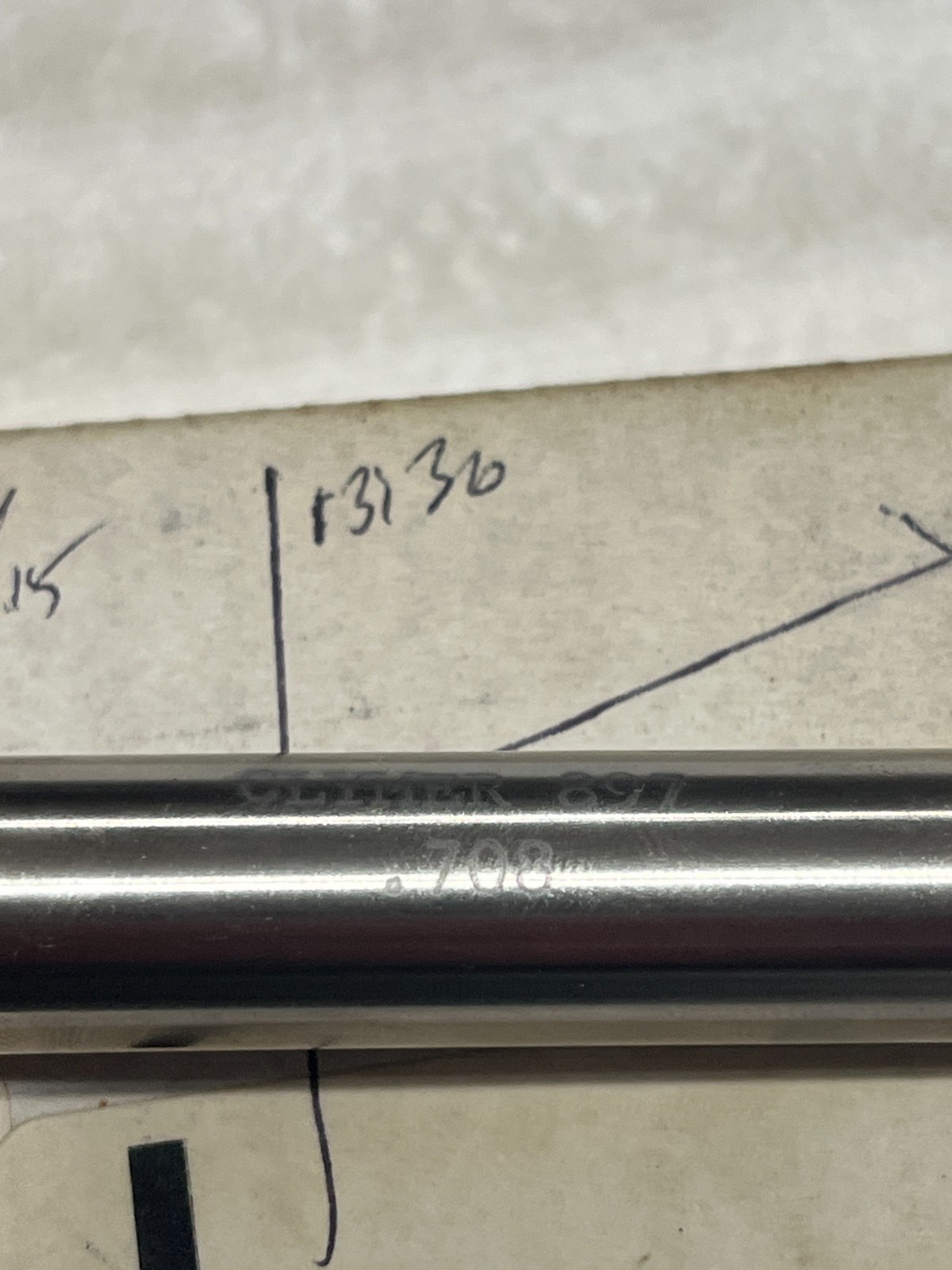 CLYMER 897 Shotgun Choke Reamer .708"