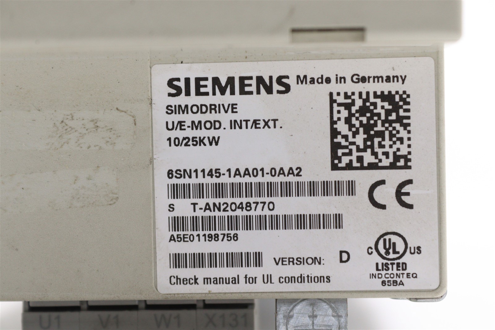 SIEMENS SIMODRIVE U/E-MOD INT/EXT 6SN1145-1AA01-0AA2