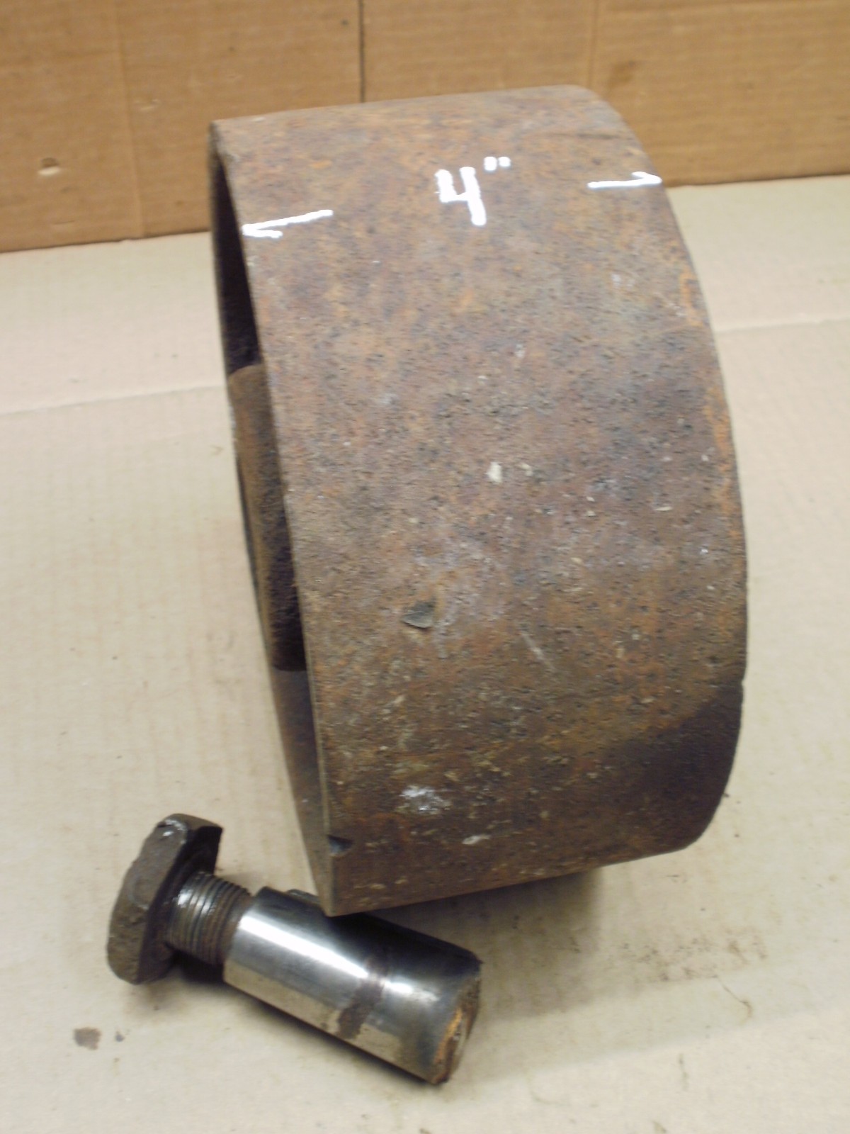 Solid Steel Wheel / Trolley Roller, Heavy Duty, With Tapered Hub