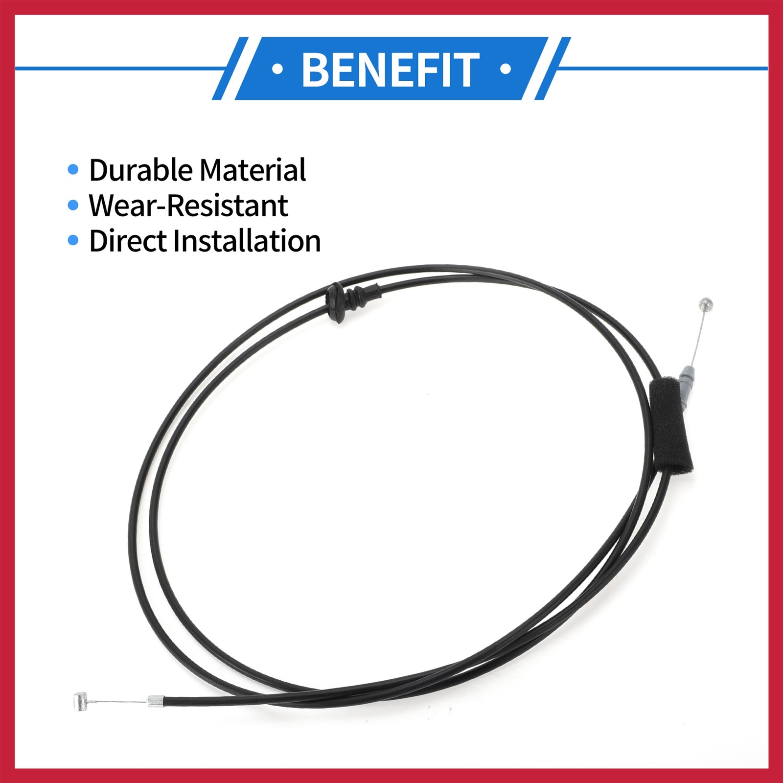 Hood Release Cable No.5363002360 Hood Latch Cable for Toyota Corolla 14-19