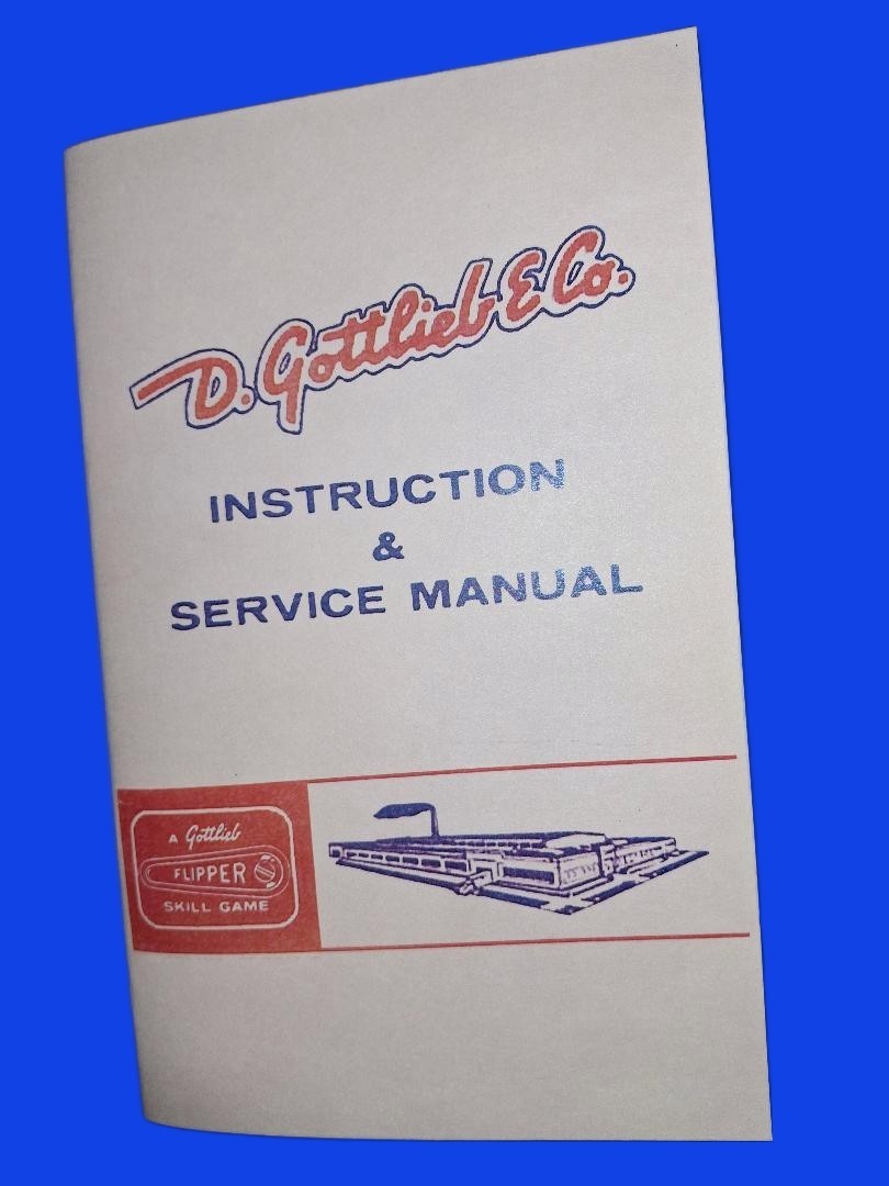 WILD WILD WEST 60'S INSTRUCTION & SERVICE PINBALL MACHINE MANUAL