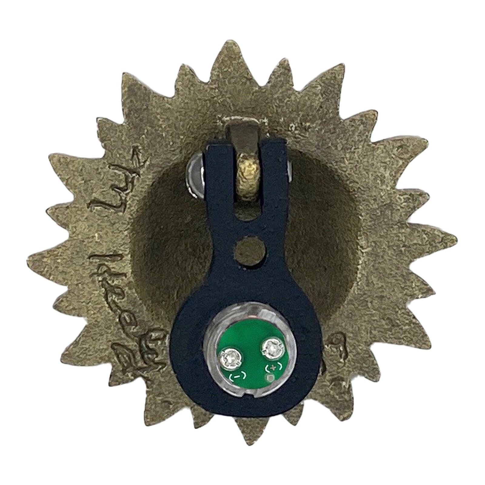 Sunface Doorbell Ringer by Michael Healy - Brass Finish