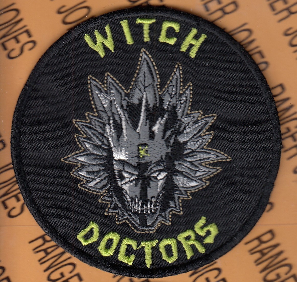 USAF Air Force Fighter Squadron FS WITCH DOCTORS Maintenance MXS ~3.5" patch c/e