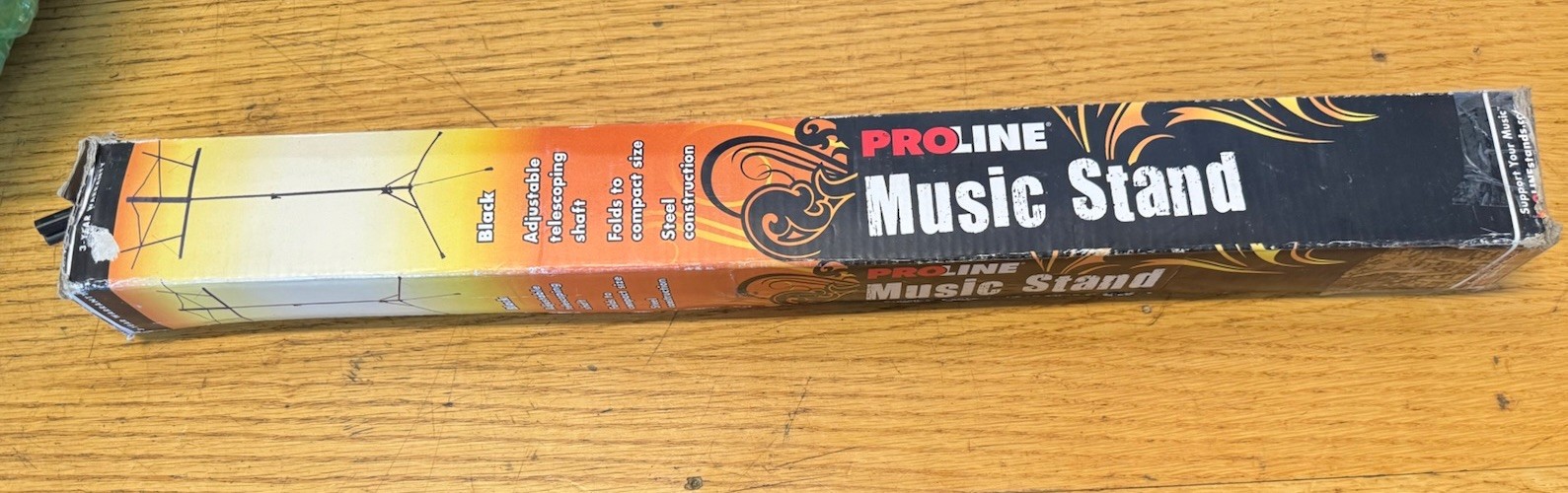 PROLINE GMS20 MUSIC STAND Black -new