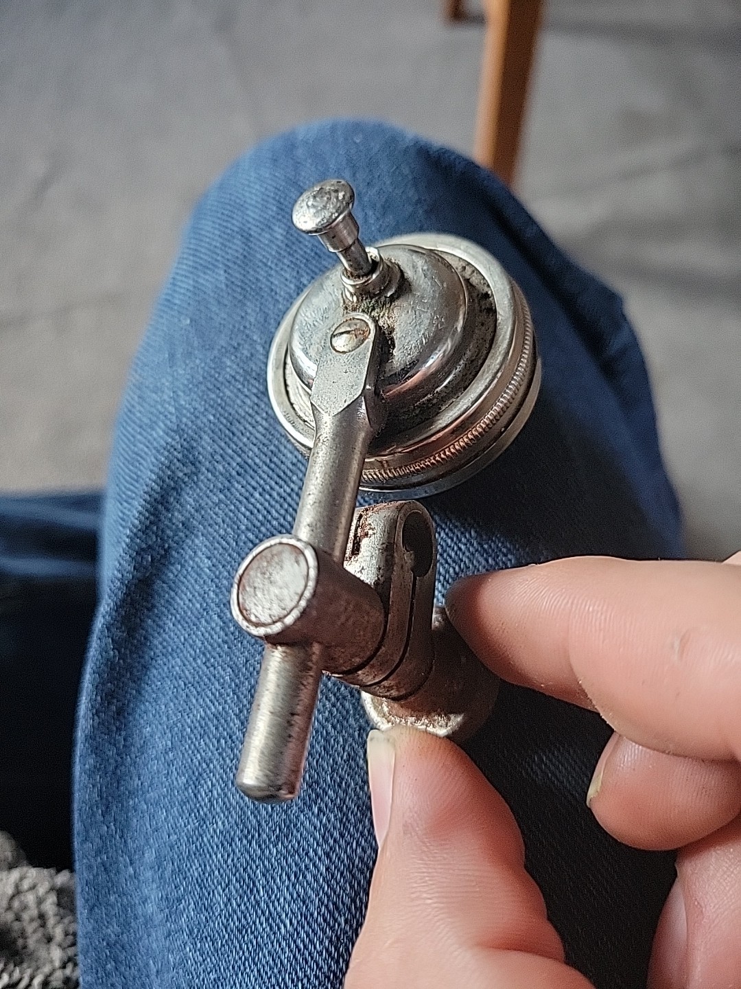 vintage Starrett No. 101 dial indicator.