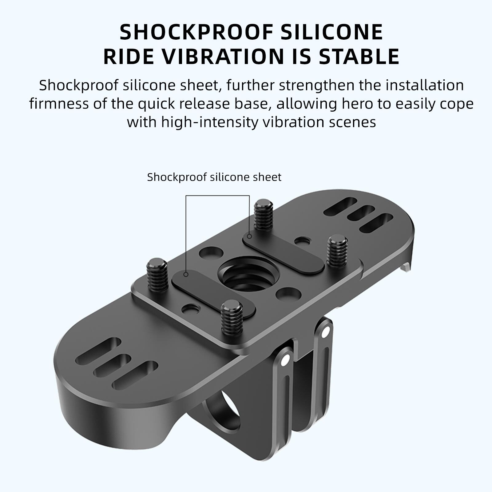 Foldable Magnetic Quick Release Mount for GoPro 12 11 10 9 8 Adapter Replace US