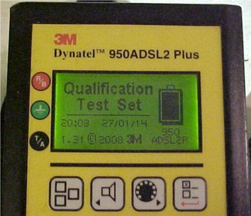 3M Dynatel 950ADSL2 Plus Qualification Test Set with AC Adapter, Case & Leads
