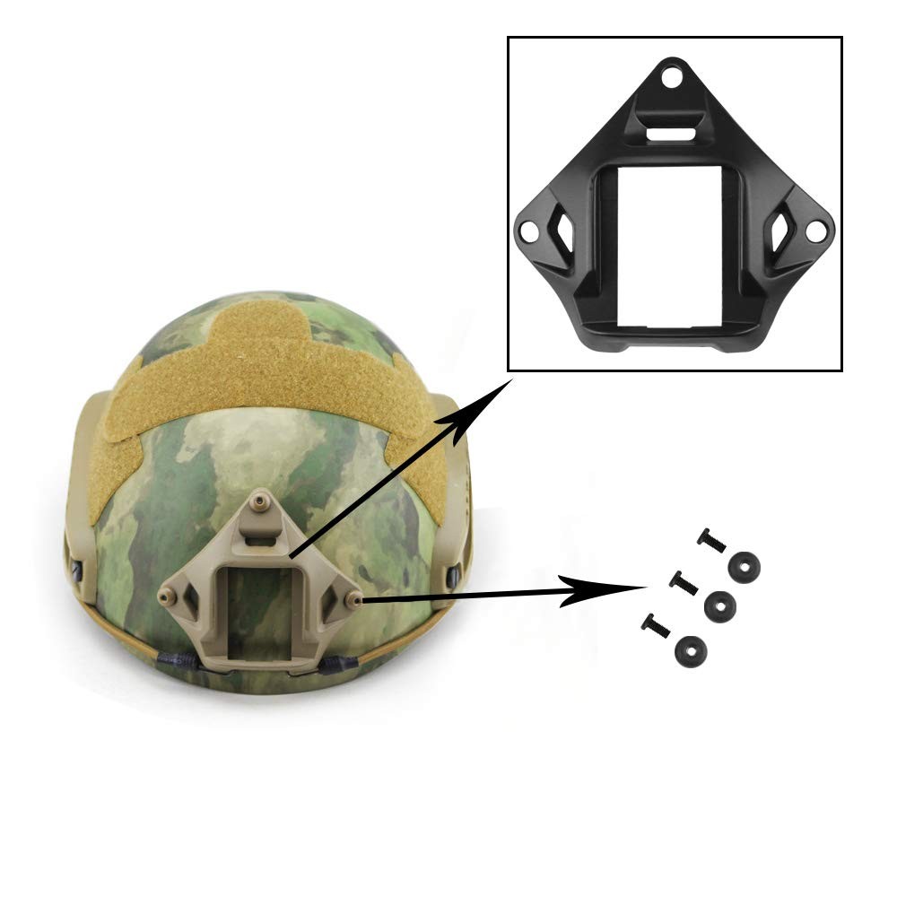 Tactical Helmet NVG Mount Shroud Steel Camera Bracket for Fast Helmets