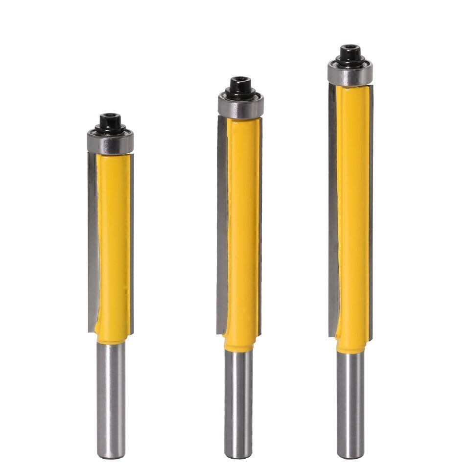 8mm Shank Top Bearing Flush Trim Pattern Router Bit Wood Milling Cutter Au