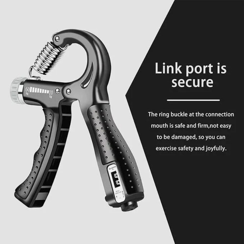 Grip Strengthener Power Trainer 2 Hand Gripper Strength Adjustable Gym Exerciser