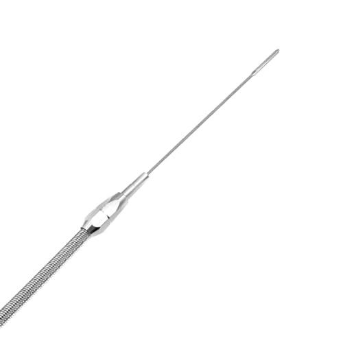 -8445 FE Compatible with Ford FE Big Block Stainless Flexible Dipstick. Silver