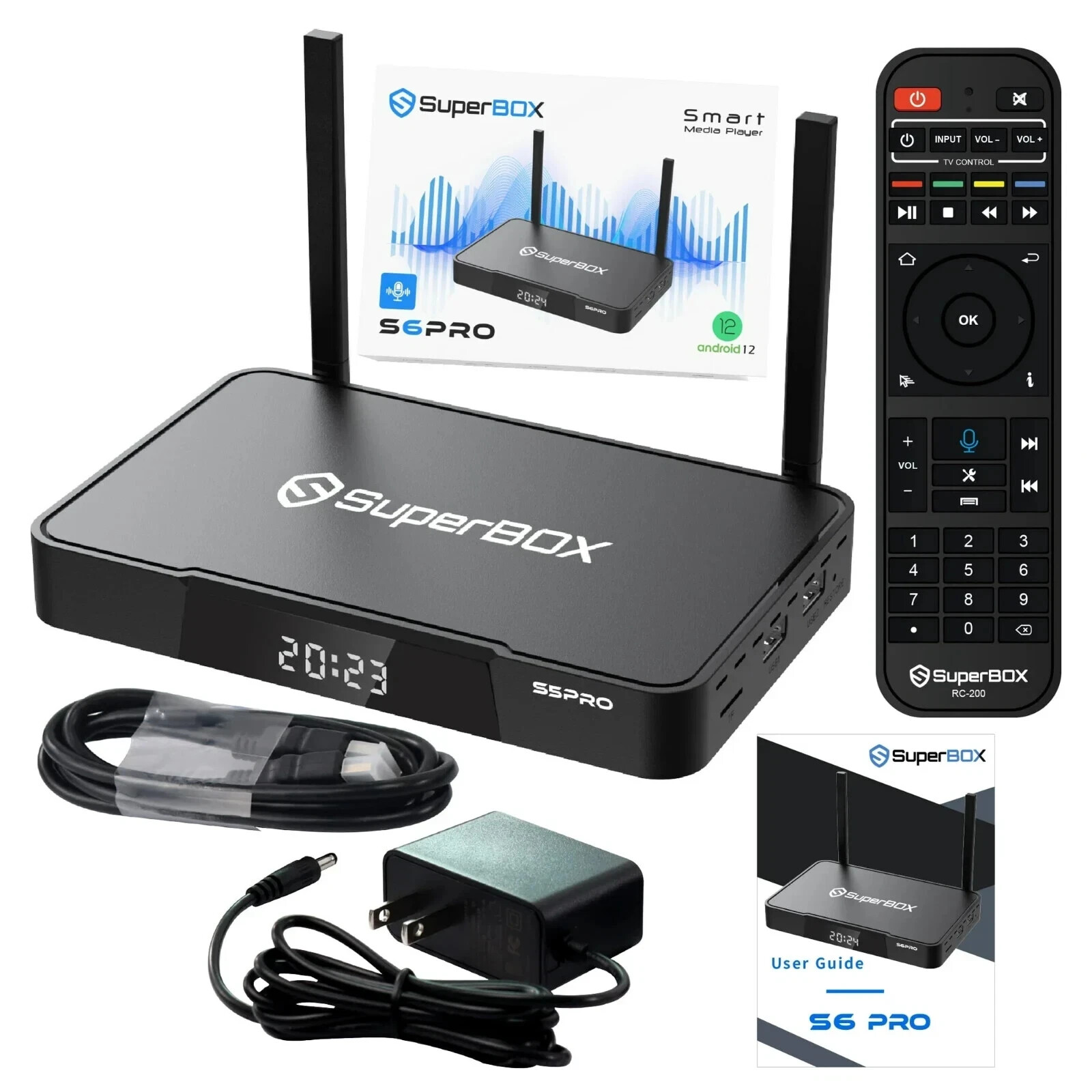 SuperBox S6 Pro Android TV Box - No Fees - Authorized Distributor - Fast Ship!