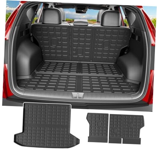Cargo Mat Compatible with 2022-2025 2026 Tucson Upgrade Trunk Mat+Backrest Mat
