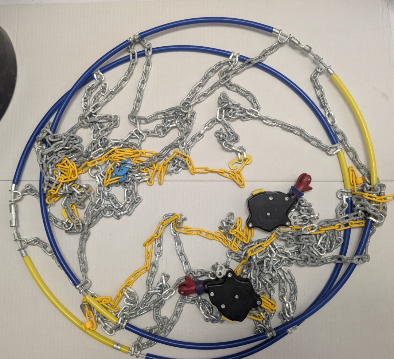 Snow Chains for Car Tires, Auto Fixing 1 Min Quick Easy Installation, HKN-100