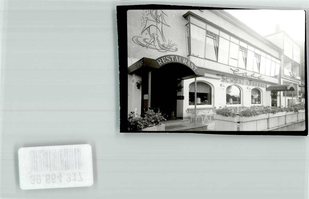 39664317 - 8760 Miltenberg Hotel Cafe Schoenenbrunnen Photo Original from Archive