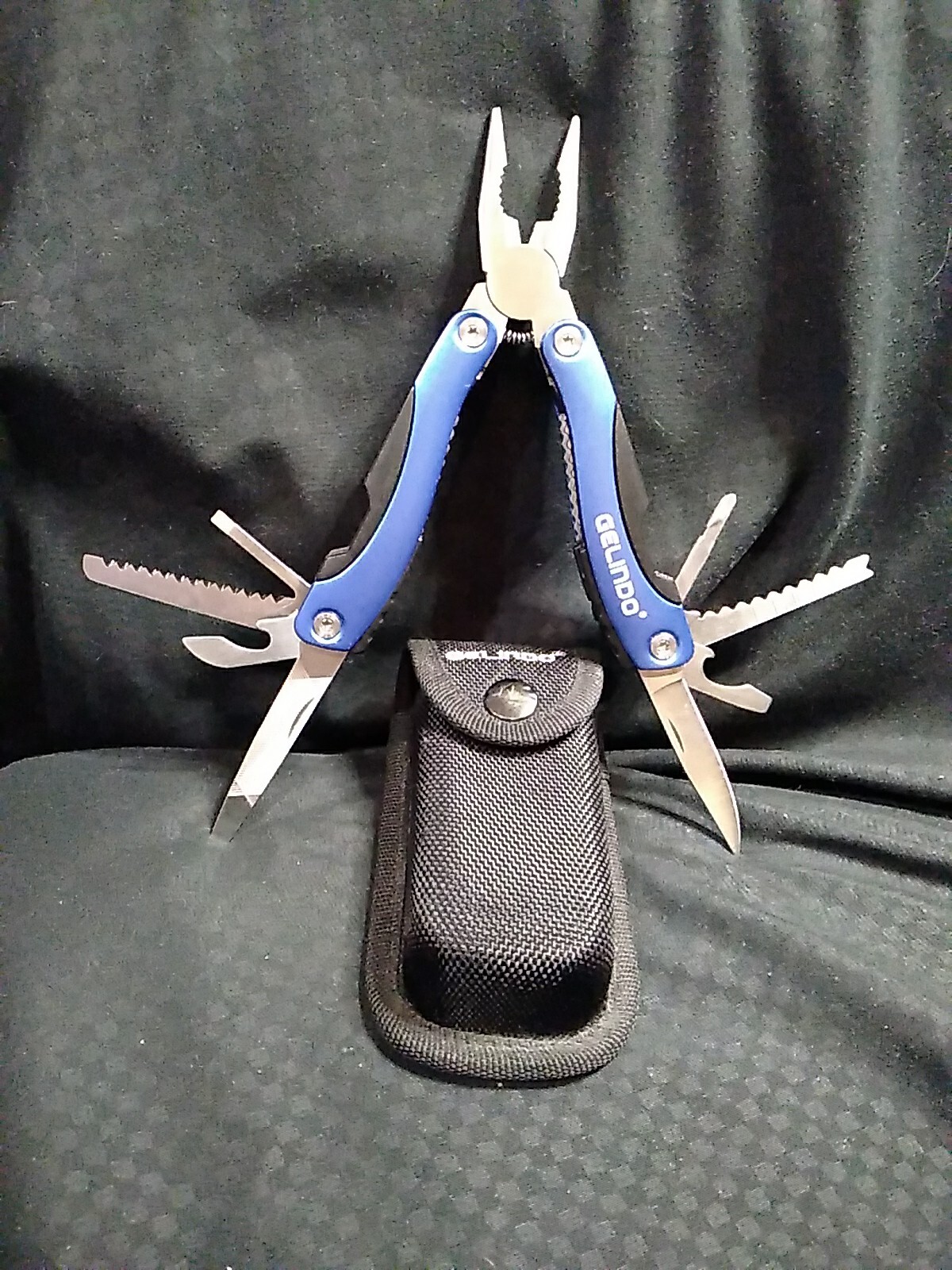 Gelindo Premium Multi Tool Pliers Wire Cutter Saw File Fish Scaler Screwdrivers