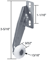 CRL R7148 Left Hand Drawer Track Roller