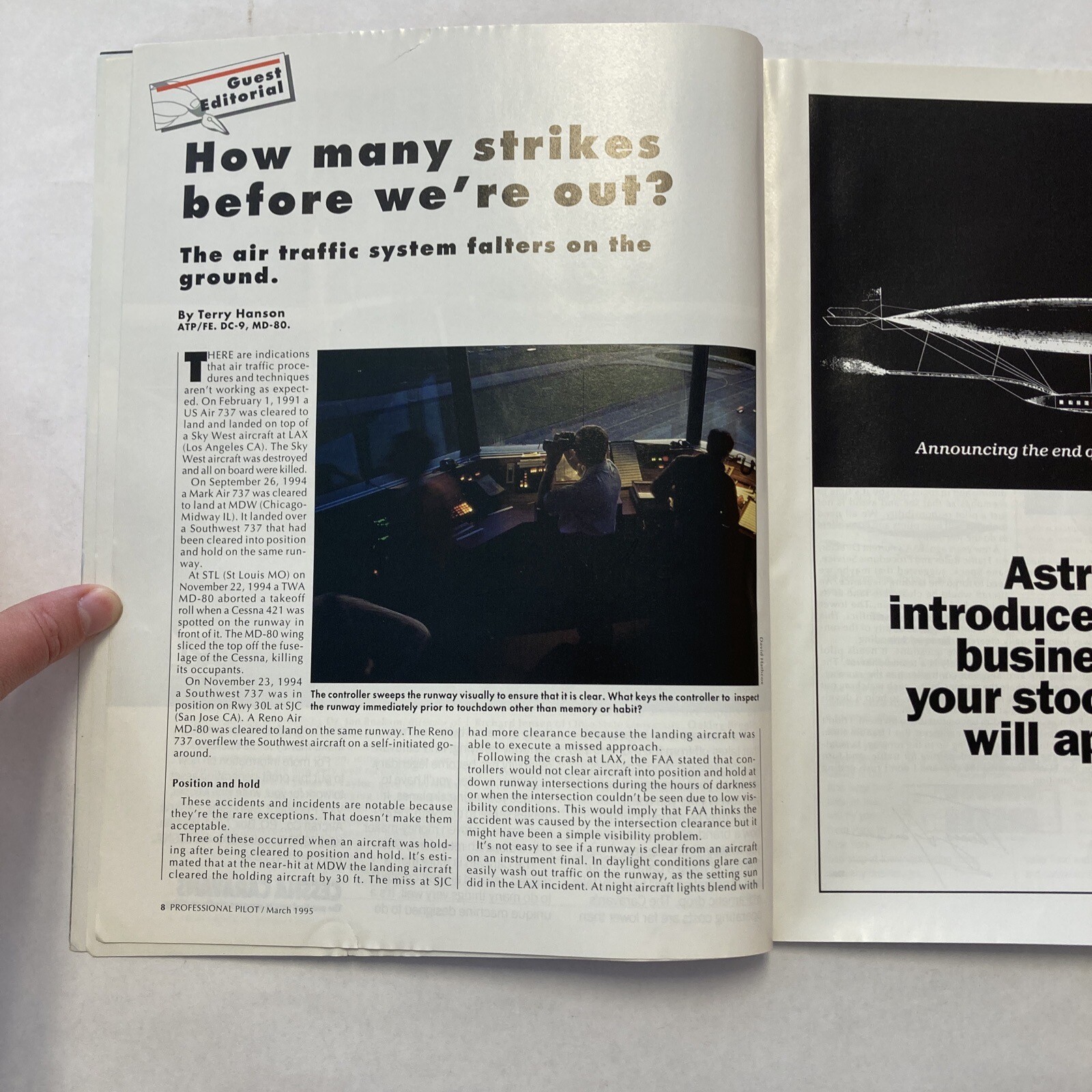 Professional Pilot - March 1995 Issue