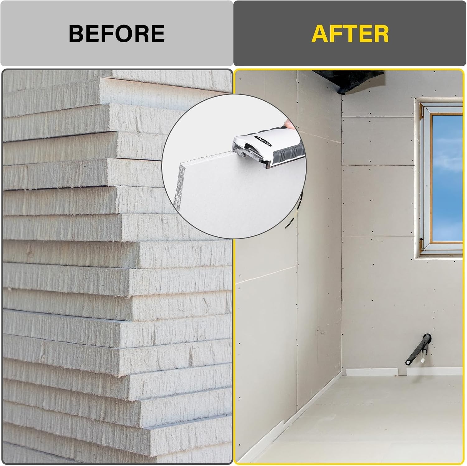 Compact Drywall Rasp Tool with Bi-Directional Teeth - Perfect for Home Projects