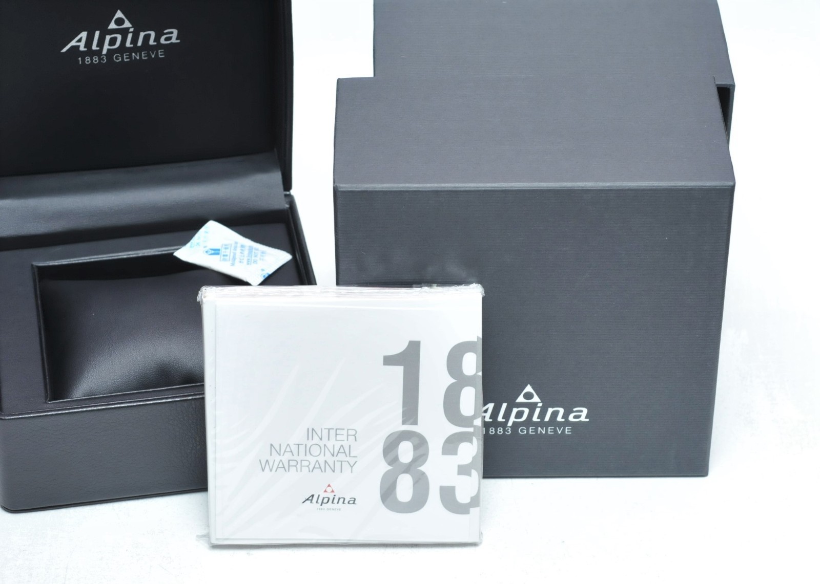 Alpina Empty Watch Box Presentation Watch Case Set With Manuals