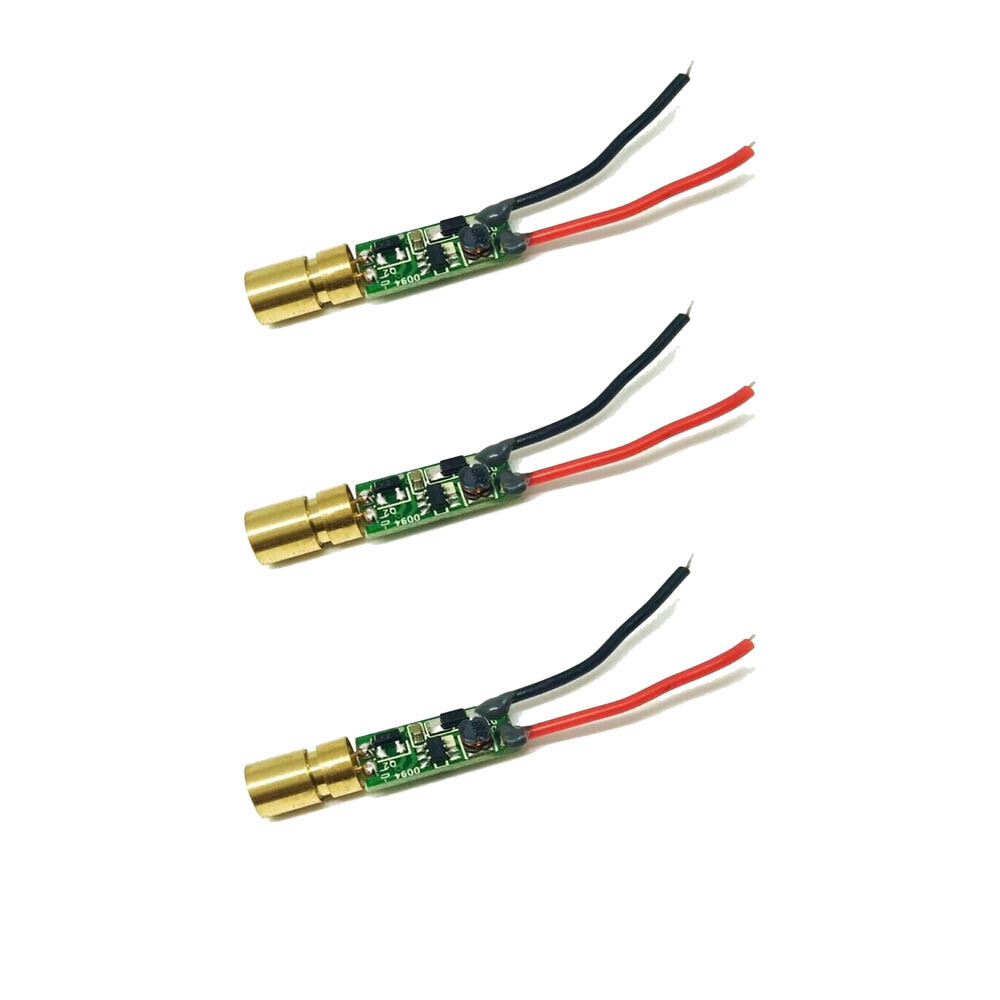 3Pcs Mini Green Laser Light 515nm 520nm 5mw Green Laser Diode Dot Module USA