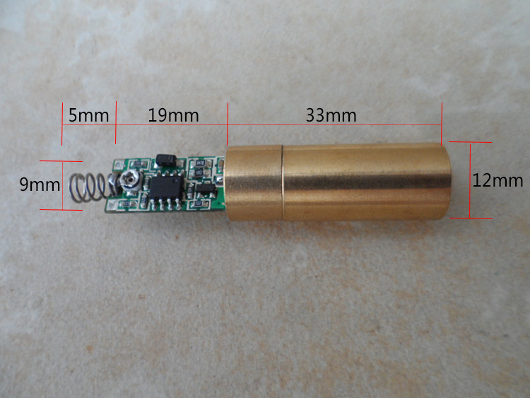 200mW 532nm DPSS Green Laser Module DIY Lab Lazer Lighting W Free PCB driver