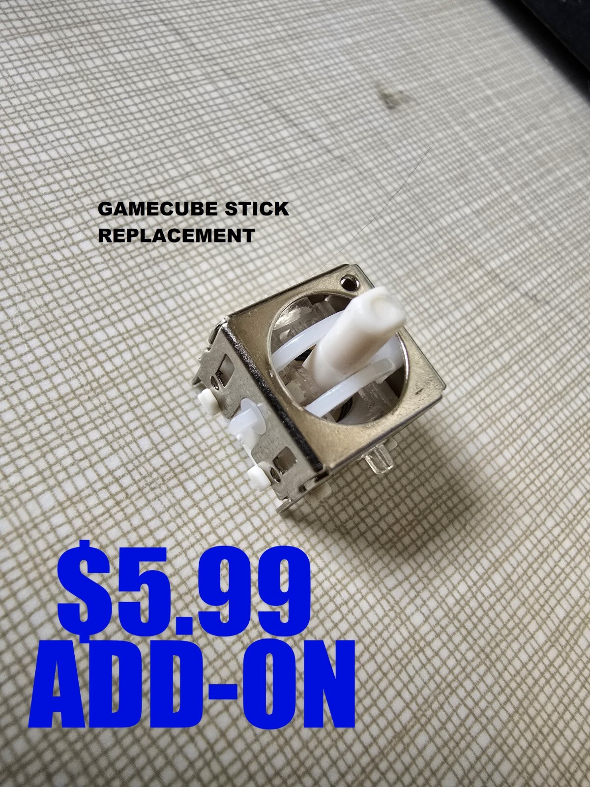 SERVICE Gamecube controller DOL-003 Analog switch stick replacement. Read
