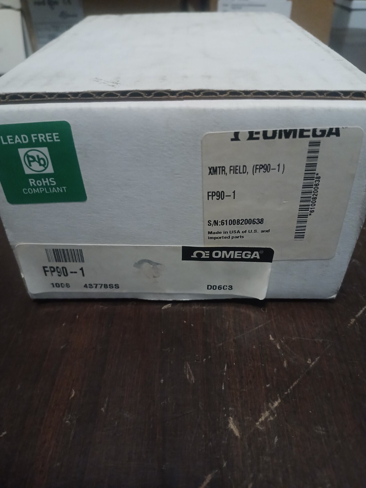 Omega Transmitter Flow Panel FP90-1, FP90, GF + Signet