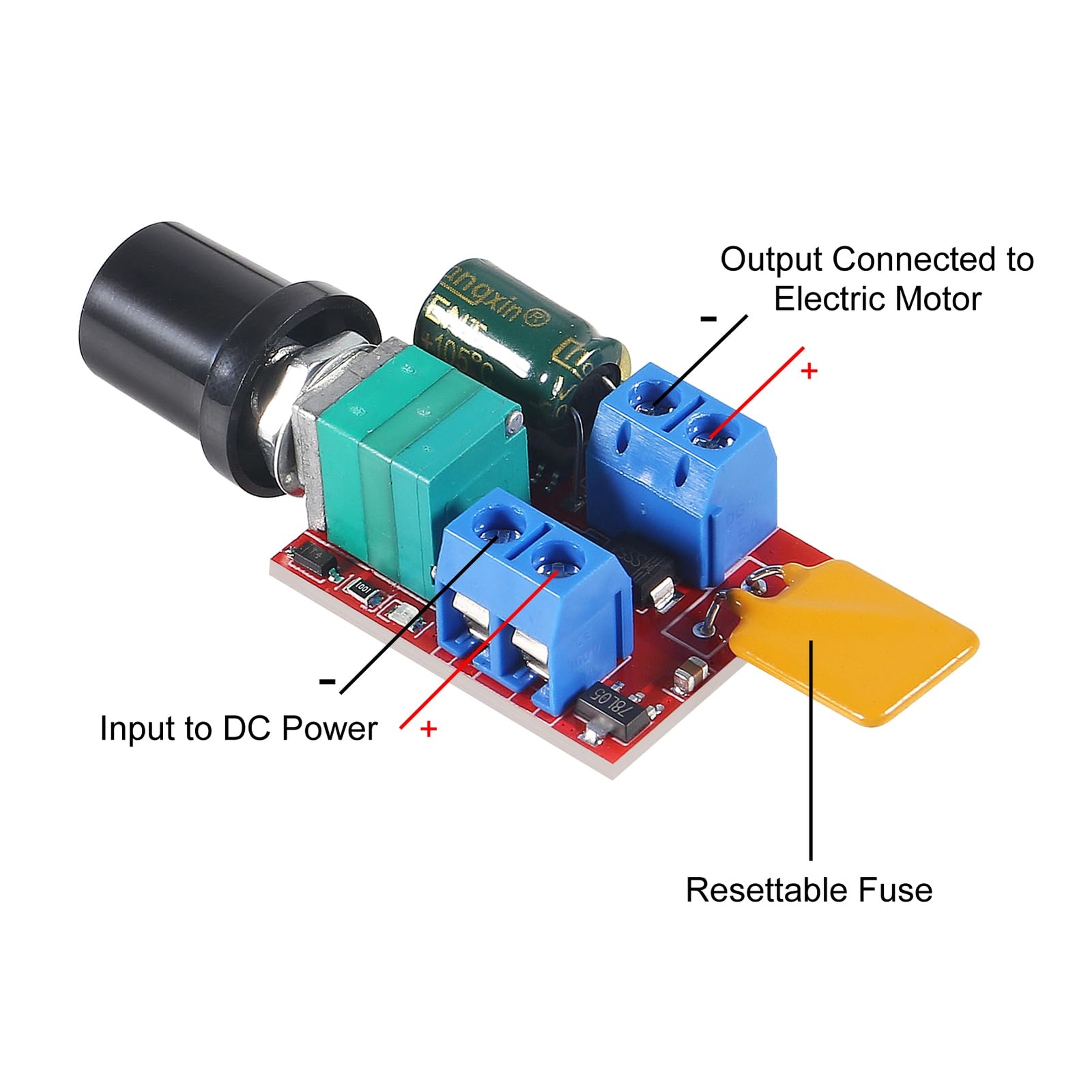 Motor speed controller speed controller DC 6V 12V 24V 35V PWM controller 4pc
