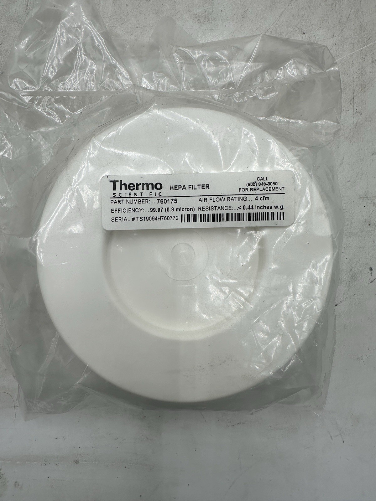 Thermo 760175 air filter- New Condition