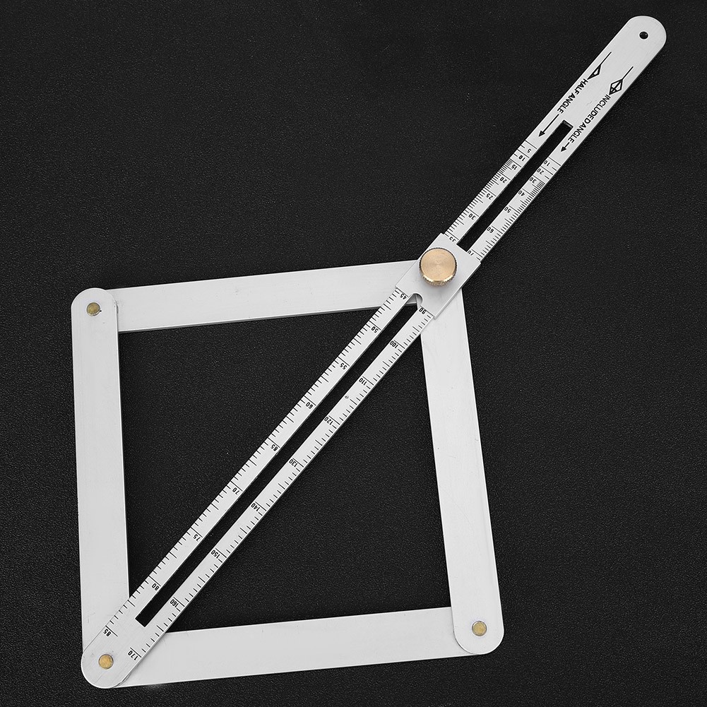 4-Fold Corner Angle Finder Goniometer Ruler For Ceiling Profiling