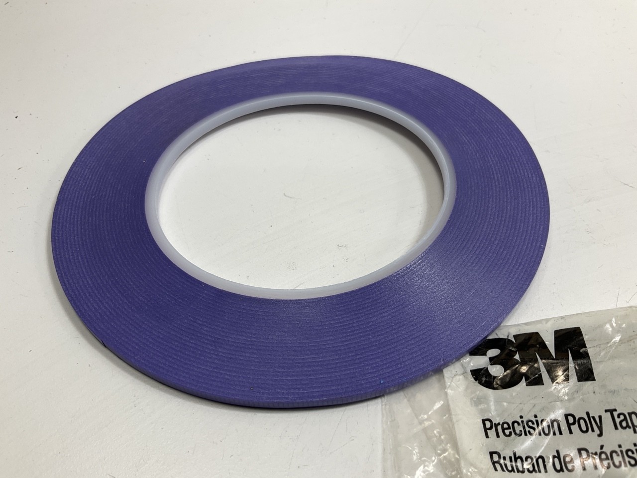3M 36350 Precision Poly Tape, 3 Mm X 55 M (0.12 In X 60.15 Yd) Single Roll