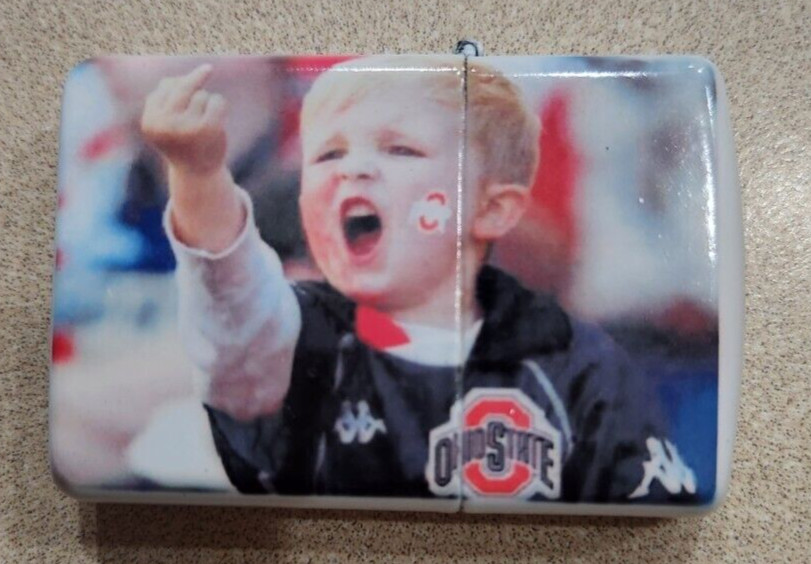 Ohio State National Champions - Enthusiastic Fan Flip Top Lighter 😂