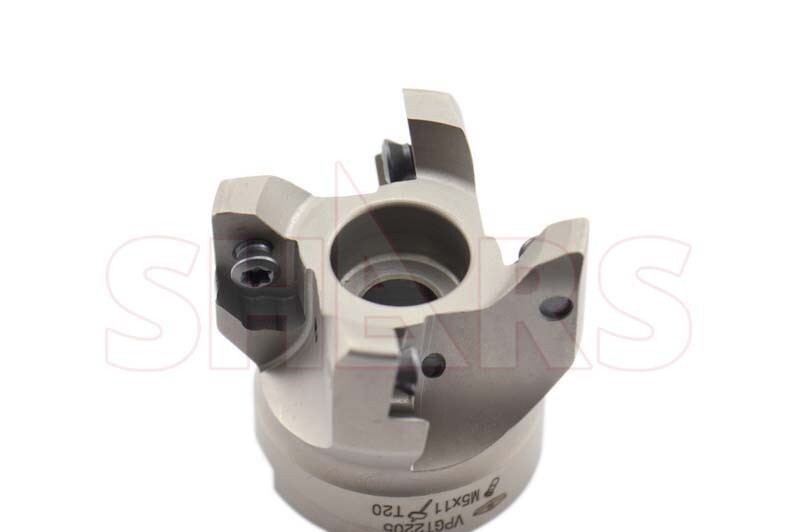 Shars 2" 90 Degree Square Shoulder Indexable Face Mill for VPGT Insert NEW P[