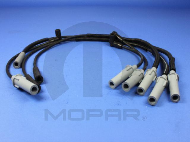 Genuine OEM Mopar Engine Spark Plug Wire Cable Set For Jeep Wrangler 3.8L 07-11