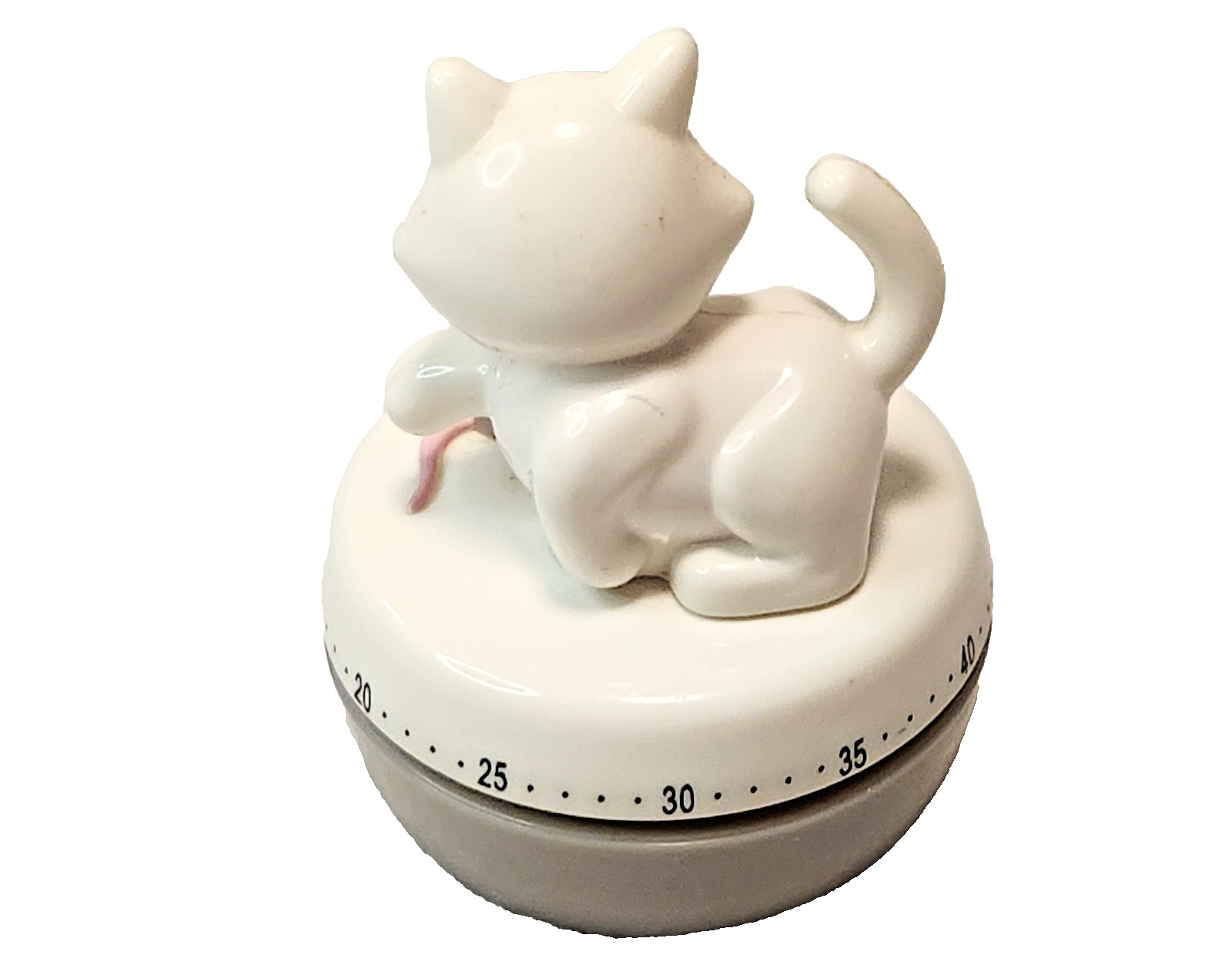 Adorable Kitten Kitty Cat Chasing Mouse 60-Minute Kitchen Egg Cooking Timer